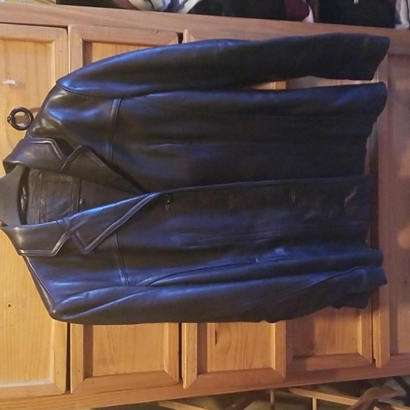Black Leather jacket - Picture 1 of 4